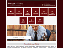 Tablet Screenshot of makulec.com